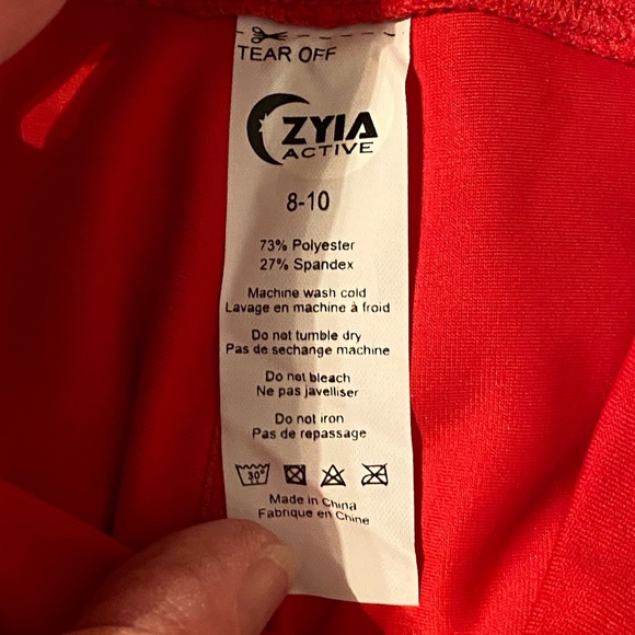 Zyia active scarlet curves pocket light n tight 7/8 24” ( 8-10 ) NWT … - Picture 2 of 9